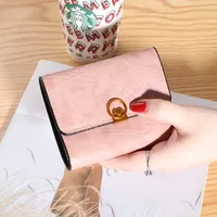 Women's Solid Color Pu Leather Zipper Wallets sku image 1