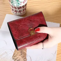 Women's Solid Color Pu Leather Zipper Wallets sku image 2