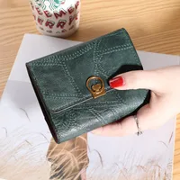 Women's Solid Color Pu Leather Zipper Wallets sku image 3