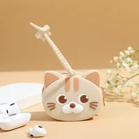 Women's Cat Silica Gel Zipper Kids Wallets sku image 5