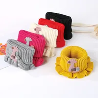 Wool Knitted Baby Scarf Winter Children's Casual Collar Boys And Girls Scarf Warm Baby Scarf Children's main image 1