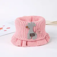 Wool Knitted Baby Scarf Winter Children's Casual Collar Boys And Girls Scarf Warm Baby Scarf Children's main image 4