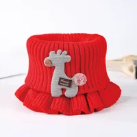 Wool Knitted Baby Scarf Winter Children's Casual Collar Boys And Girls Scarf Warm Baby Scarf Children's sku image 2