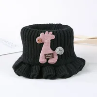 Wool Knitted Baby Scarf Winter Children's Casual Collar Boys And Girls Scarf Warm Baby Scarf Children's sku image 1