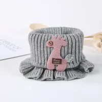 Wool Knitted Baby Scarf Winter Children's Casual Collar Boys And Girls Scarf Warm Baby Scarf Children's sku image 3