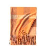 Deqing Siyue  Scarf New Autumn And Winter Thickened Warm Cashmere Scarf Plaid Printed Autumn And Winter Scarf For Women main image 5