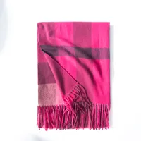 Deqing Siyue  Scarf New Autumn And Winter Thickened Warm Cashmere Scarf Plaid Printed Autumn And Winter Scarf For Women sku image 2