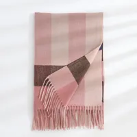 Deqing Siyue  Scarf New Autumn And Winter Thickened Warm Cashmere Scarf Plaid Printed Autumn And Winter Scarf For Women sku image 6