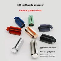 304 Stainless Steel Toothpaste Squeezer Manual Spinning Toothpaste Facial Cleanser Skin Care Products Hair Cream Squeezer Wholesale main image 1
