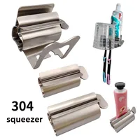 304 Stainless Steel Toothpaste Squeezer Manual Spinning Toothpaste Facial Cleanser Skin Care Products Hair Cream Squeezer Wholesale main image 2