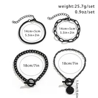 Elegant Streetwear Solid Color Copper Bracelets sku image 2