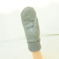 Autumn Women's Winter Korean-style Cute Thickened Fleece-lined Warm Cold-proof Riding Gloves Japanese Cashmere Gloves For Men main image 3