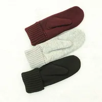 Autumn Women's Winter Korean-style Cute Thickened Fleece-lined Warm Cold-proof Riding Gloves Japanese Cashmere Gloves For Men main image 4