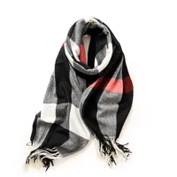 Deqing Siyue  Scarf New Autumn And Winter Thickened Warm Cashmere Scarf Plaid Printed Autumn And Winter Scarf For Women sku image 9