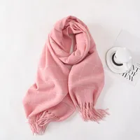 Women's Basic Plaid Imitation Cashmere Polyester Scarf sku image 4
