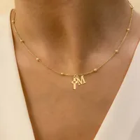 Elegant Simple Style Classic Style Cross Letter Heart Shape 201 Stainless Steel 304 Stainless Steel Women's Pendant Necklace main image 1