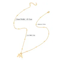 Elegant Simple Style Classic Style Cross Letter Heart Shape 201 Stainless Steel 304 Stainless Steel Women's Pendant Necklace sku image 1