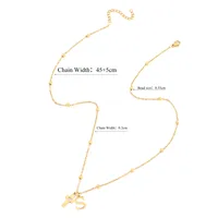 Elegant Simple Style Classic Style Cross Letter Heart Shape 201 Stainless Steel 304 Stainless Steel Women's Pendant Necklace sku image 18