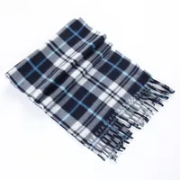 Autumn And Winter Children's Double-sided Plaid Scarf Men's Adult Scarf Hanging Beard Annual Gift Red Scarf Wholesale main image 5