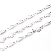 1m/Package 304 Stainless Steel Polished 10x4.5mm 10x5mm 13x3.5mm Jewelry Accessories sku image 2