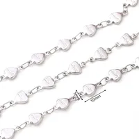 1m/Package 304 Stainless Steel Polished 10x4.5mm 10x5mm 13x3.5mm Jewelry Accessories sku image 1