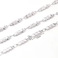 1m/Package 304 Stainless Steel Polished 10x4.5mm 10x5mm 13x3.5mm Jewelry Accessories sku image 6