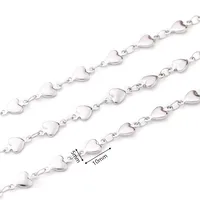 1m/Package 304 Stainless Steel Polished 10x4.5mm 10x5mm 13x3.5mm Jewelry Accessories sku image 5