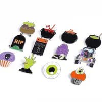 Funny Cool Style Eye Spider Skull Alloy Plating Unisex Brooches main image 5