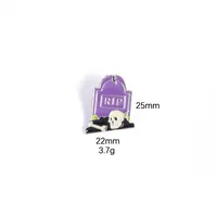 Funny Cool Style Eye Spider Skull Alloy Plating Unisex Brooches sku image 9