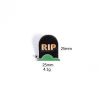 Funny Cool Style Eye Spider Skull Alloy Plating Unisex Brooches sku image 4