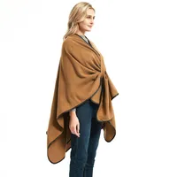 Women's Streetwear Solid Color Imitation Cashmere Acrylic Shawl main image 3