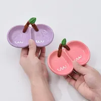Cute Cherry Ceramics Seasoning Dish 1 Piece main image 2