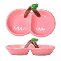 Cute Cherry Ceramics Seasoning Dish 1 Piece main image 3