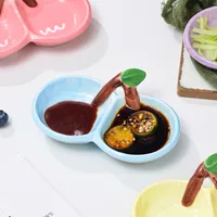 Cute Cherry Ceramics Seasoning Dish 1 Piece main image 4