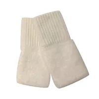Warm Wool Half-Finger Gloves Women's Winter Plush Knitted Wrist Protection Finger Leakage  Touch Screen Office Student Writing main image 5