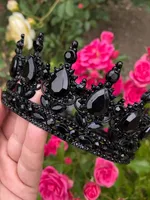 Women's Lady Queen Crown Alloy Rhinestone Plating Crown sku image 13