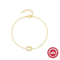 925 Sterling Silver Bracelets Elegant Simple Style Streetwear main image 2