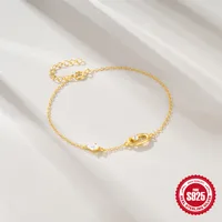 925 Sterling Silver Bracelets Elegant Simple Style Streetwear main image 4