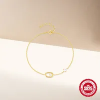 925 Sterling Silver Bracelets Elegant Simple Style Streetwear main image 3