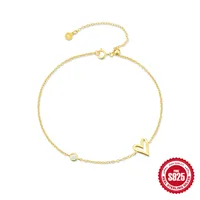 925 Sterling Silver Bracelets Elegant Simple Style Streetwear main image 1