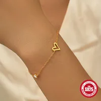 925 Sterling Silver Bracelets Elegant Simple Style Streetwear main image 3