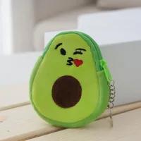 Women's Fruit Plush Zipper Kids Wallets sku image 2