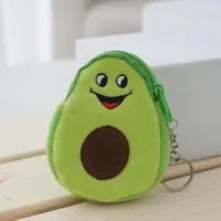 Women's Fruit Plush Zipper Kids Wallets sku image 8