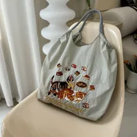 Women's Vintage Style Classic Style Printing Animal Nylon Shopping Bags sku image 22