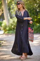 Casual Loose Long Shirt Dress Women main image 6