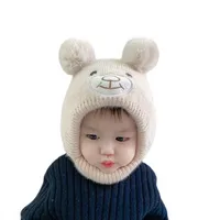 Baby Hat Autumn And Winter Cute Children's Winter Baby Wool Hat Baby Ear Protection Knitted Hat main image 5