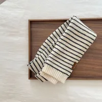 Han Fan Boys' Scarf Cool Trendy Handsome Striped Jacquard Knitted Scarf Children's Scarf sku image 4