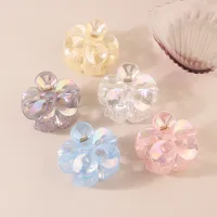 Women's Simple Style Classic Style Flower Plastic Resin Stoving Varnish Hair Claws main image 2
