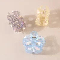 Women's Simple Style Classic Style Flower Plastic Resin Stoving Varnish Hair Claws main image 4
