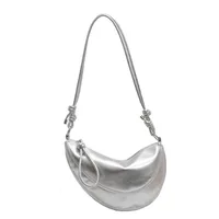 Niche Underarm Bag Women's Summer  New Fashion Saddle Bag Casual Denim Crossbody Bag sku image 3